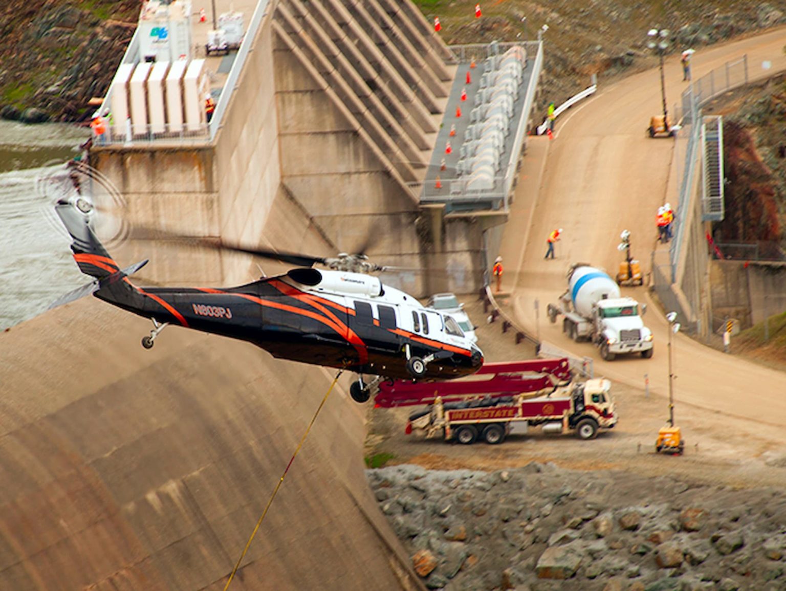 Oroville Dam Spillway Emergency Response